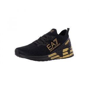 Chaussures EA7 Emporio Armani Crusher Distance Knit noir doré - 40(2/3)