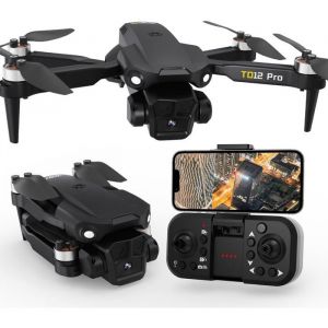 Mini Drone Avec Cam&eacute;ra 4k,Td12pro Drones &Agrave; Moteur Sans Balais Pour D&eacute;butants,R&eacute;sistance Au Vent De Niveau 3,R&eacute;glage De La Vitesse,C