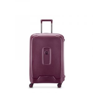 DELSEY PARIS - MONCEY - Valise Moyenne Rigide Matière Recyclée et Recyclable - 69x47x28 cm - 73 litres - M - Violet