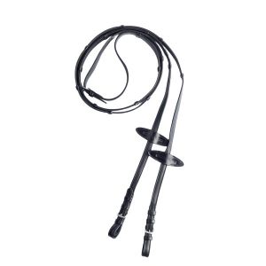Rênes pour cheval en cuir avec supergrip PS of Sweden Softy