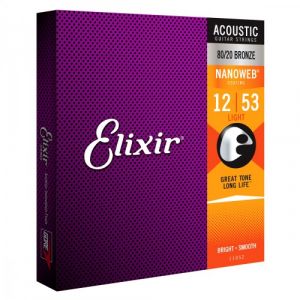 Image de Elixir Cordes guitare acoustique, 12-53 11052 Nanoweb Bronze