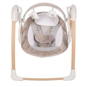 Bo Jungle Transat pour bébé portable Dolphy Naturel et blanc pur