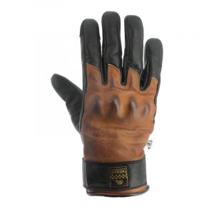 Image de Helstons Gants cuir hiver Glory marron burning/noir- T10