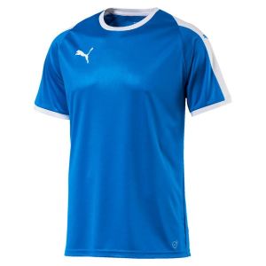 Puma Liga Jr T-Shirt Mixte Enfant, Electric Bleu Lemonade/Blanc, FR Unique (Taille Fabricant : 140)