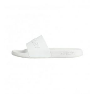 Image de Superdry Pour femme. Tongs avec logo Code blanc