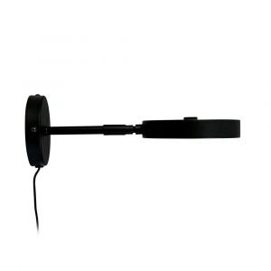 Dyberg Larsen Applique murale LED Starlight, noir, Ø 14 cm