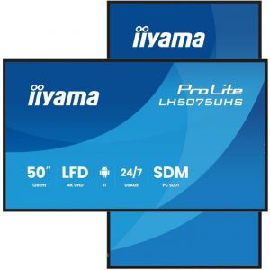 iiyama ProLite LH5075UHS-B2AG 50 ecran LCD retro-eclaire par LED - 4K - pour signalisation numerique