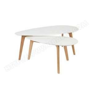 Image de Home essential Ensemble 2 Tables Basses Bicolores 3 Suisses Collection - 3 Suisses