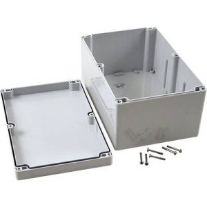 Hammond Electronics Boîtier universel 1554VB2GY Polycarbonate gris 240 x 160 x 120 1 pc(s)