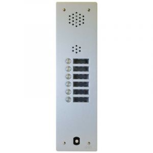 Urmet Plaque Audio Alu 6 Bp 2 Voice Complete A83/106M