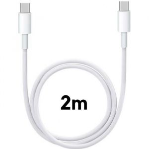 Phonillico Cable USB-C USB-C 2m pour iPad Pro 12,9 pouces - iPad Pro 11 pouces - iPad Air 4