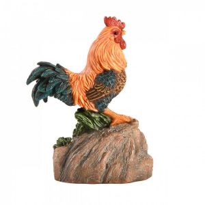 Image de Esschert design Coq chantant 11cm Décoration résine