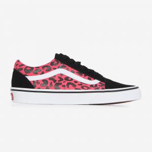 Vans Old Skool Leopard Noir/rose