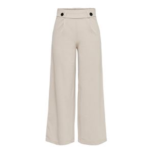 Only JDY JDYGEGGO New Long Pant JRS Noos Pantalons, Gris Chat/détail : Boutons Noirs, L Femme