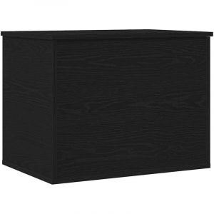 VidaXL Boîte de Rangement Chêne noir 60 x 42 x 46 cm Bois d'ingénierie