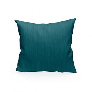 Soleil d'Ocre Coussin en velours 40x40 cm velvet bleu canard, par Bleu