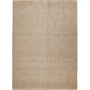 The Deco Factory Tapis en jute et coton avec franges natural 120x170