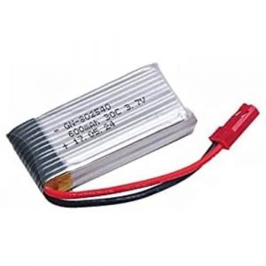 Batterie Li-po 3.7V 600mAh pour JXD 509G Quadricoptère RC Connecteur JST Compatibilité avec Le Drone Radiofly Space Kondor 44x25x8.5 mm - 17,6 GR