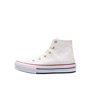 Image de Converse Chuck Taylor All Star Love Ceremony EVA Platform montante Blanc/Grenat/Bleu Marine Minuit 28 (4 a 12 ans)