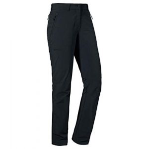 Schöffel Women's Pants Engadin1 - Pantalon de trekking taille 25, noir
