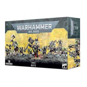 Games Workshop Figurine Warhammer 40k Orks Boyz 2021 - Gris/Vert - TU - 54 pièces, 10 figurines en plastique