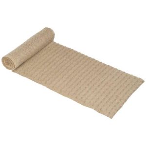 Ruedelafete Chemin de table Jute naturel QUADRI 3m