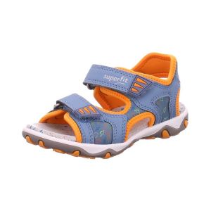 Superfit Mike 3.0 Sandale, Bleu Orange 8010, 27 EU