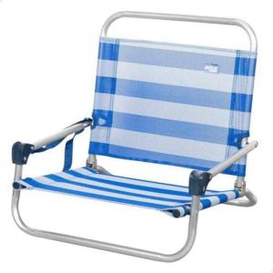 Color Baby Chaise de Plage - Multicolore - Aluminium - Pliable - 1 place