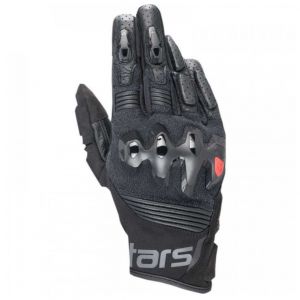 Image de Alpinestars Gants cuir/textile Halo forest/noir/jaune fluo- XXL