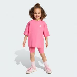 Adidas Ensemble cyclisme short et t-shirt enfants