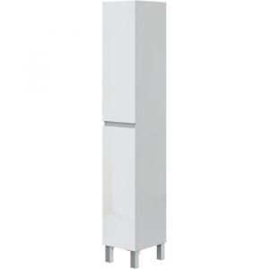 Colonne de salle de bain AUCUNE NEREA305802B Blanc brillant 30 x 35 x 182 cm
