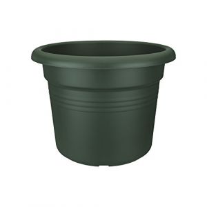 Elho Planteur - green basics cilinder 65cm leaf green - 63.9 x 63.9 x 48.5 cm