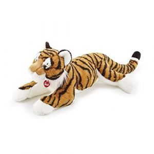 Trudi Sevi Tigre Bruce Mascotte en Peluche, Cadeau de No&euml;l et d'anniversaire. | 39x23x46cm L | Animaux Exotiques tropicaux | mod&egrave;le 27138