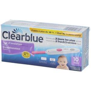 Clearblue Digital Test d'Ovulation | 10 pi&egrave;ces