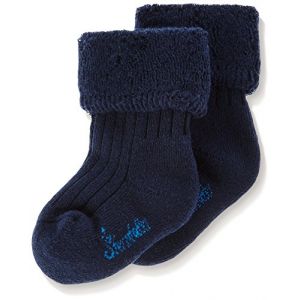Sterntaler Chaussettes b&eacute;b&eacute; en ABS UNI marine - Taille 17