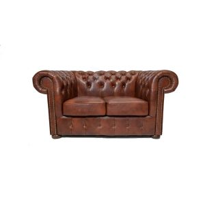 Image de Chesterfield Canap¿ cuir 2 places Brighton Basic CB Old