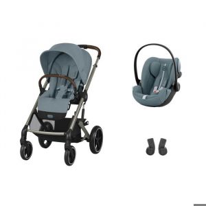 Cybex POUSSETTE DUO Balios S Lux TPE Stormy Blue + Cloud G I-Size Plus Stormy Blue
