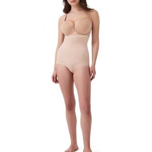 Spanx Women's Higher Power Panties, Soft Nude, S