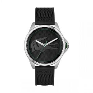 Lacoste Montre Homme Montres LE CROC 2011156 - Bracelet Silicone Noir