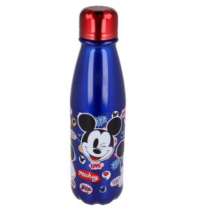 Bouteille d'Eau 600ml avec Bec Verseur et Bouchon de S&eacute;curit&eacute; Mickey Mouse Bleu