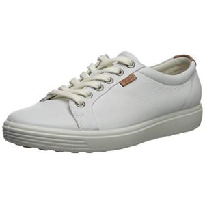 Ecco SOFT 7 LADIES, Derbies à lacets femmes - Blanc - Blanc, 35 EU