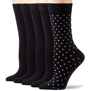 Schiesser Multipack 5 Pack Damensocken Strümpfe Chaussettes, Assortiment de 3, 35/38 (Lot de 5) Femme