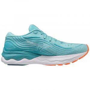 Image de Mizuno Women's Wave Skyrise 4 - Chaussures de running taille 5,5, turquoise