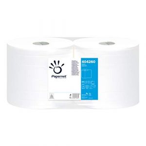 Papernet 404260 Serviette en papier thermoplastique, cellulose pure, blanc, paquet de 2