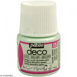 Pebeo Peinture P.BO Déco 45 ml - brillant - Vert pastel