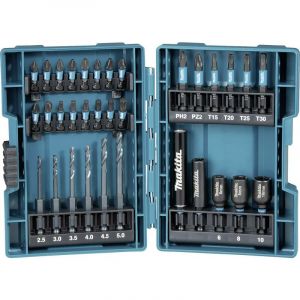 Image de Makita Assortiment de forets et d'embouts 33 pièces B-66896 1 set Q212582