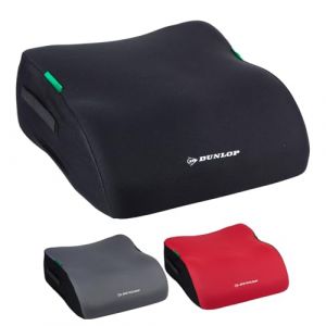 Dunlop Réhausseur Voiture enfant Réhausseur Sièges Auto Ece R129 - Siège Auto 3 Ans Ergonomique - Réhausseur avec Housse Lavable - Siège Auto pour enfants 135-150 cm - Noir