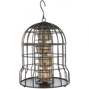 Image de Support boule de graisse avec protection anti nuisibles, taille 19 x 25 cm animallparadise Noir