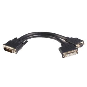 StarTech.com DMSDVIVGA1 - Câble 20 cm LFH 59 mâle vers femelle DVI I VGA DMS 59