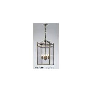 Diyas Suspension Aston 4 ampoules en laiton et verre